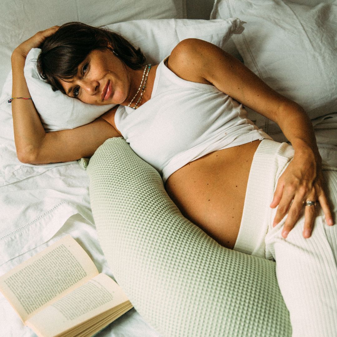 Koala Babycare® Pregnancy Pillow Hug Comfy Bamboo Sage Green – slika 11