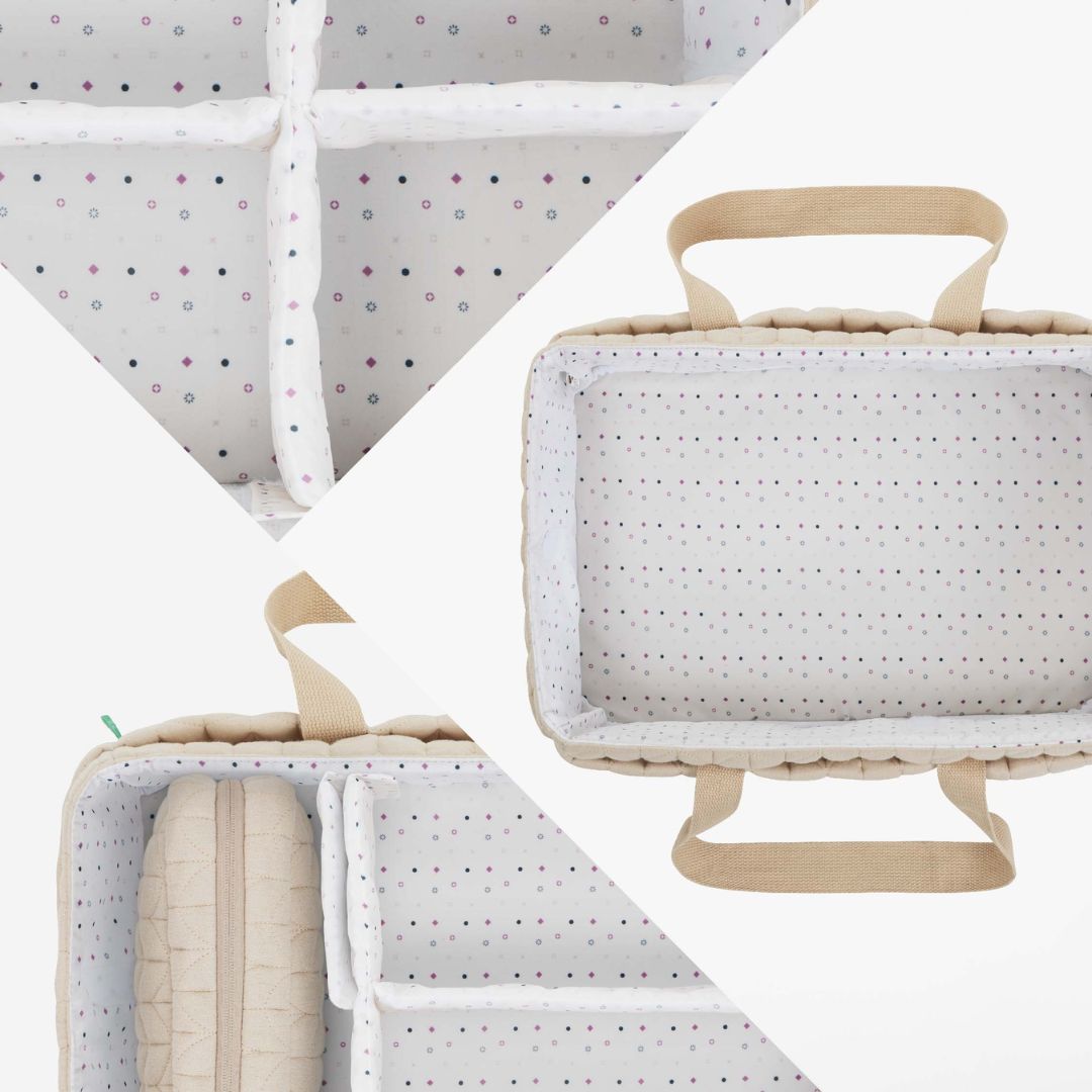 Koala Babycare® Organizator za pleničke Quilted Beige