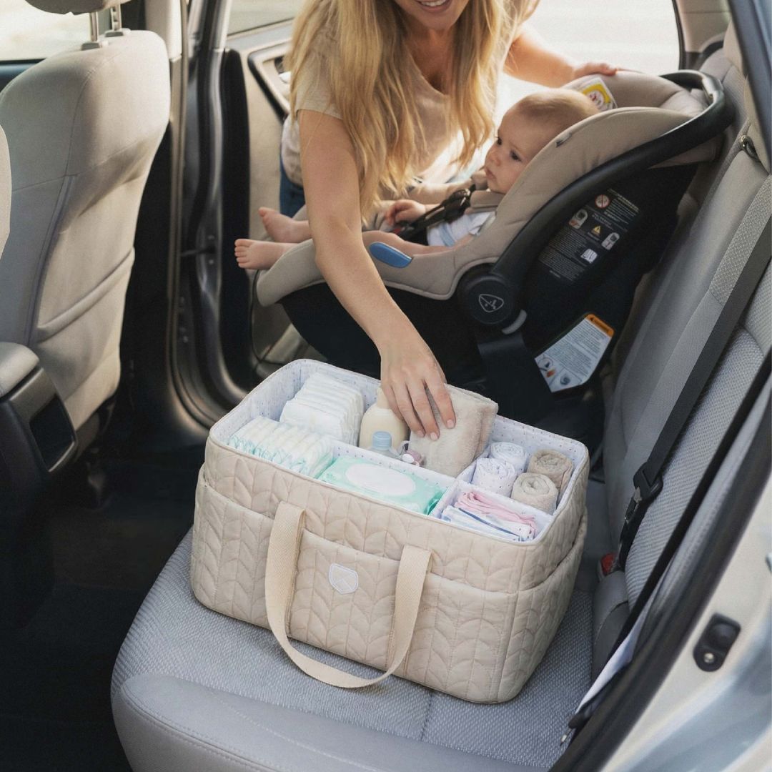 Koala Babycare® Organizator za pleničke Quilted Beige