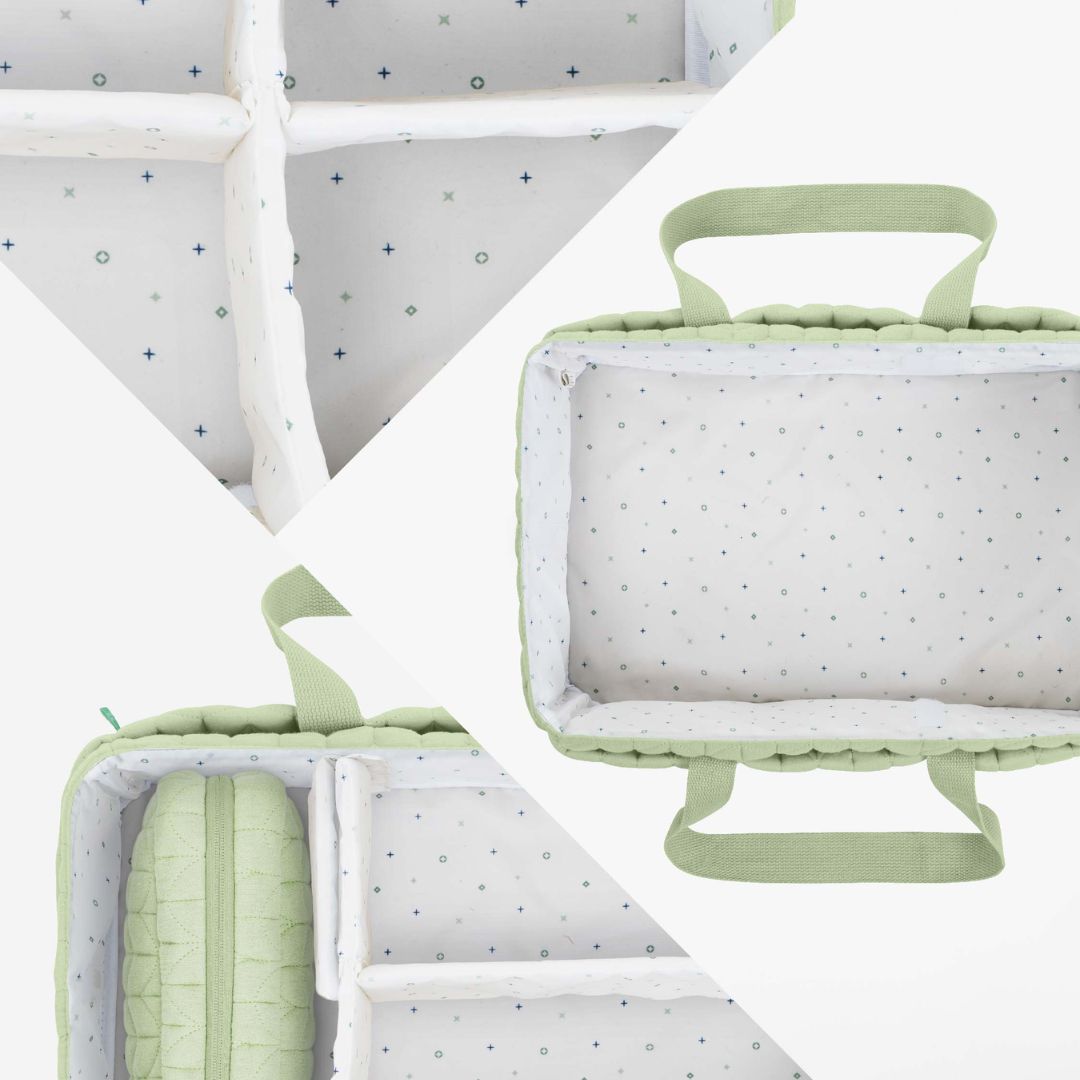 Koala Babycare® Organizator za pleničke Quilted Pale Green