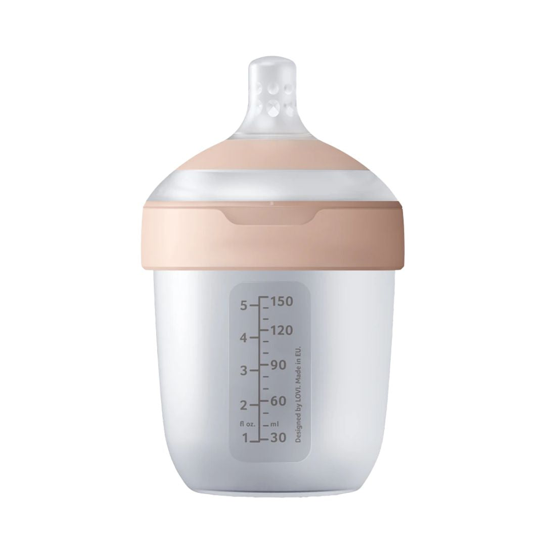 LOVI® Steklenička s cucljem Mammafeel 150ml