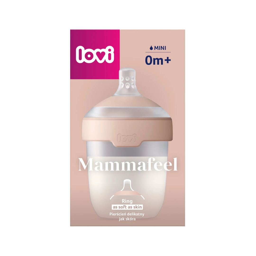 LOVI® Steklenička s cucljem Mammafeel 150ml