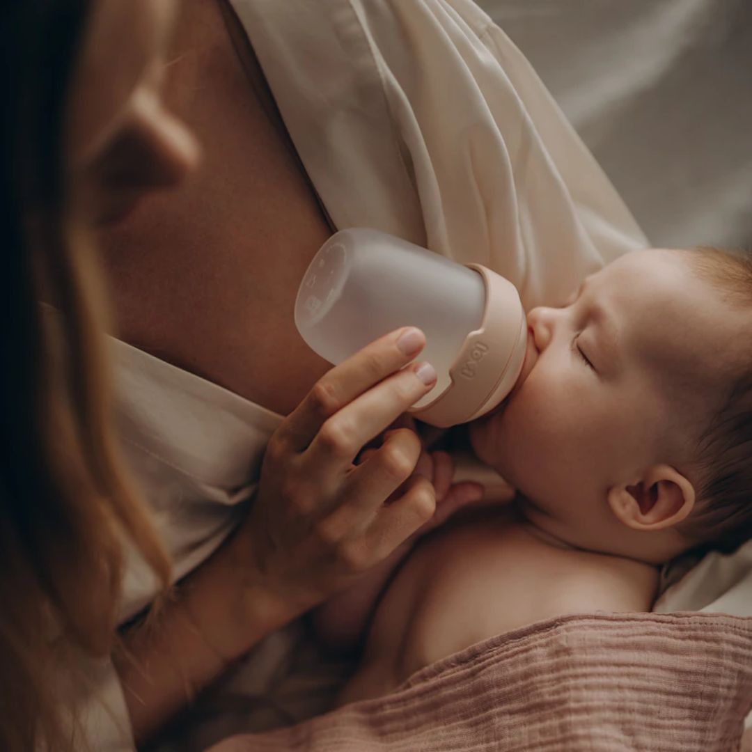 LOVI® Steklenička s cucljem Mammafeel 150ml