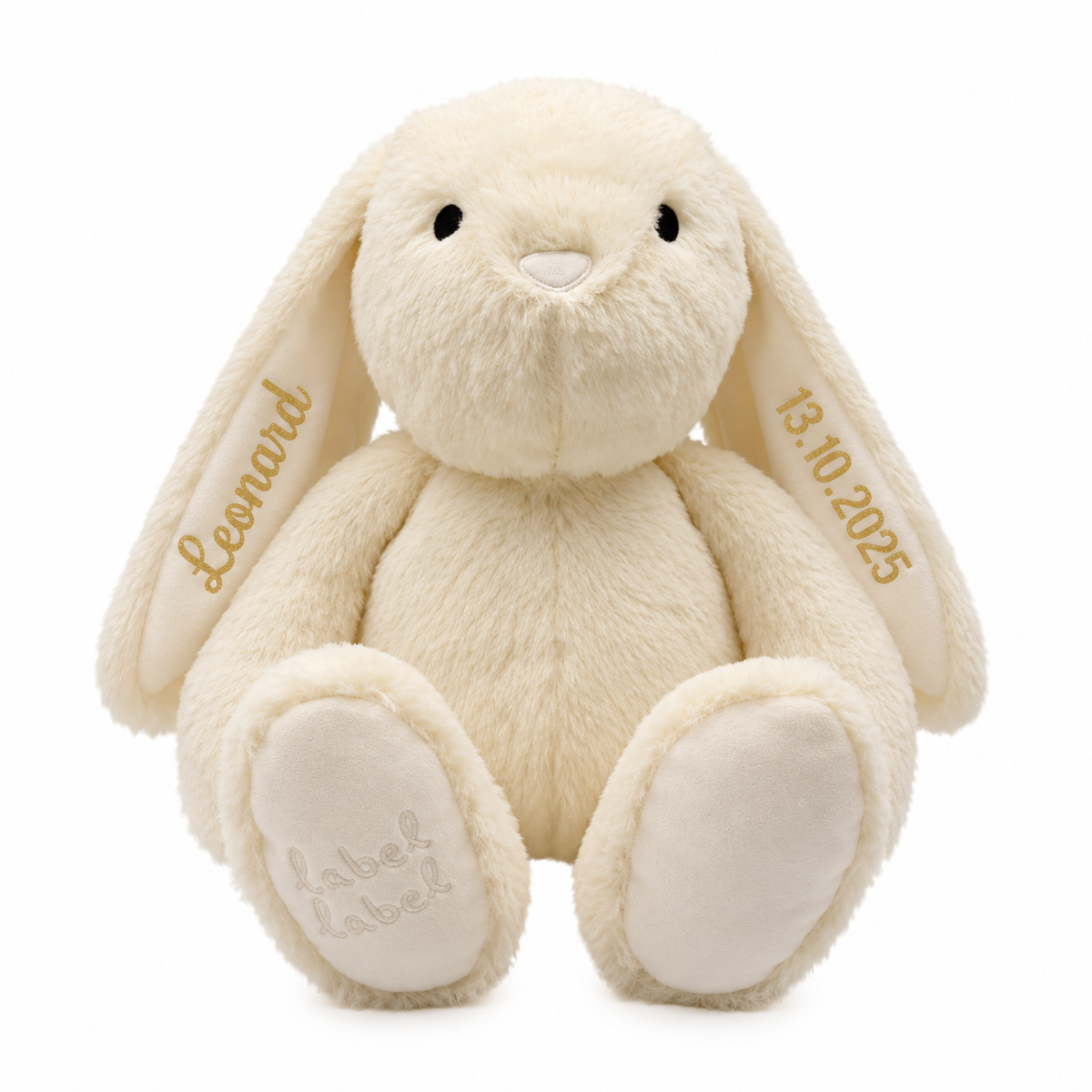 Label Label® Plišasti zajček Rosa L 34cm Ivory