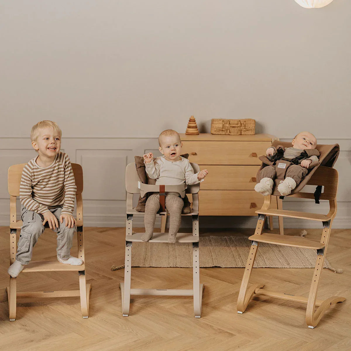 Leander® Otroški stol za hranjenje 4v1 Louie™ Oak (Hrast) Natural Leander