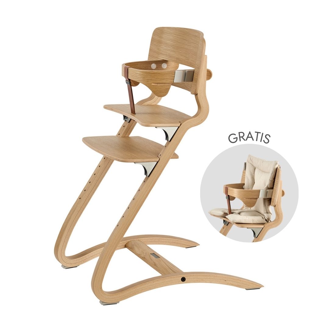 Leander® Otroški stol za hranjenje 2v1 Louie™ Oak (Hrast) Natural Leander