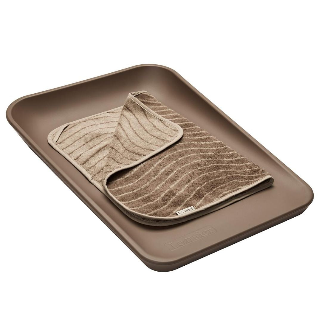 Leander® Bombažna brisača Woodland Mocca 65x50