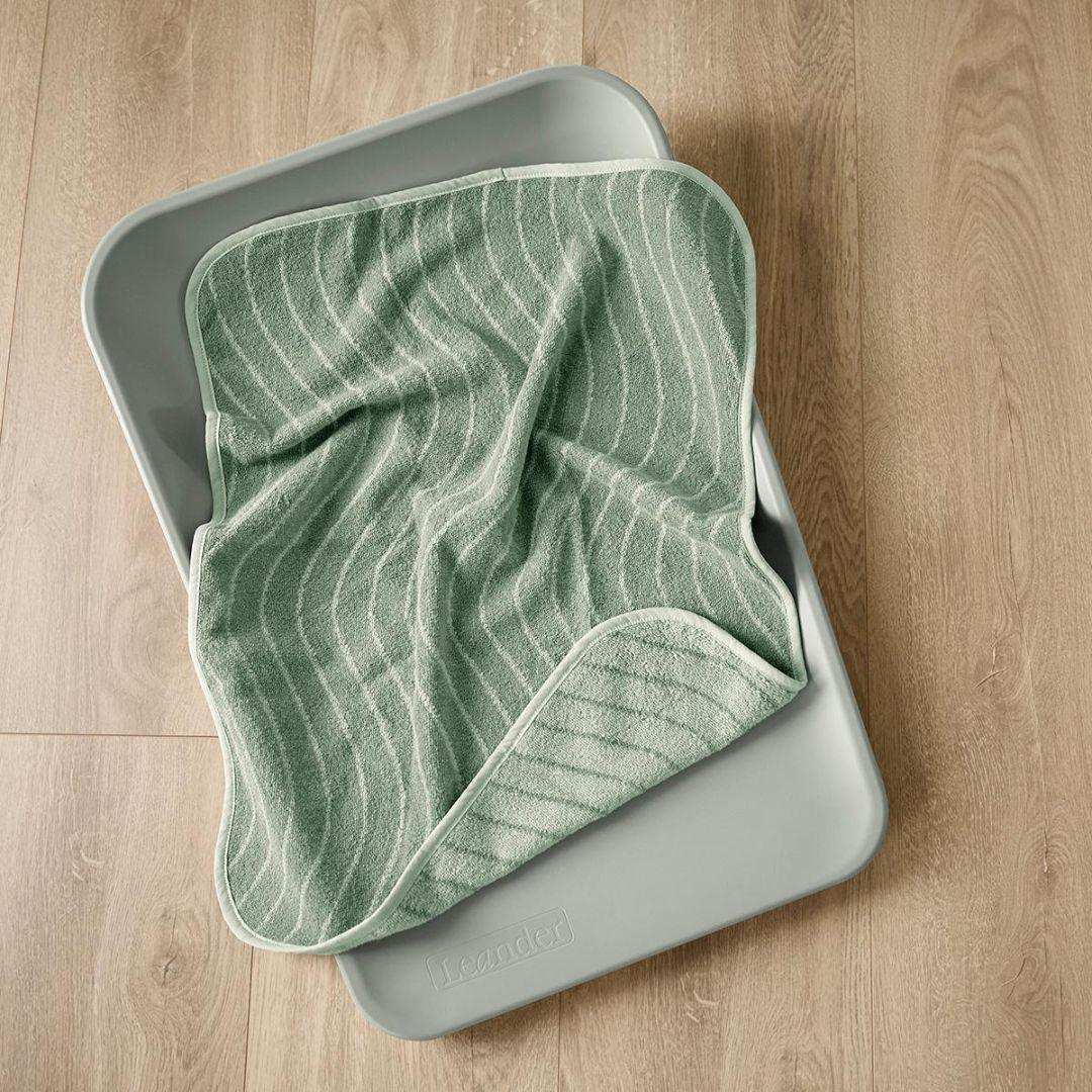 Leander® Bombažna brisača Woodland Sage Green 65x50 Leander