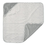 Leander® Bombažna brisača s kapuco Woodland Cool Grey 80x80 Leander