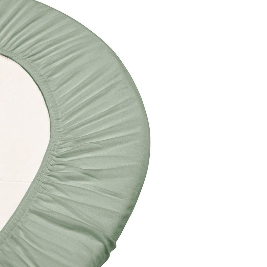 Leander® Bombažna rjuha 60x140cm 2 kos Sage Green Leander