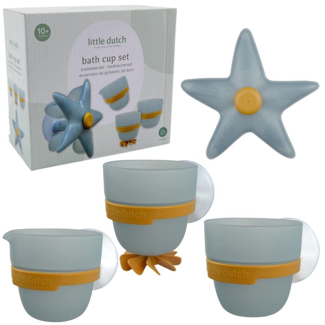 Little Dutch® Kopalne igralne skodelice Starfish Little Dutch