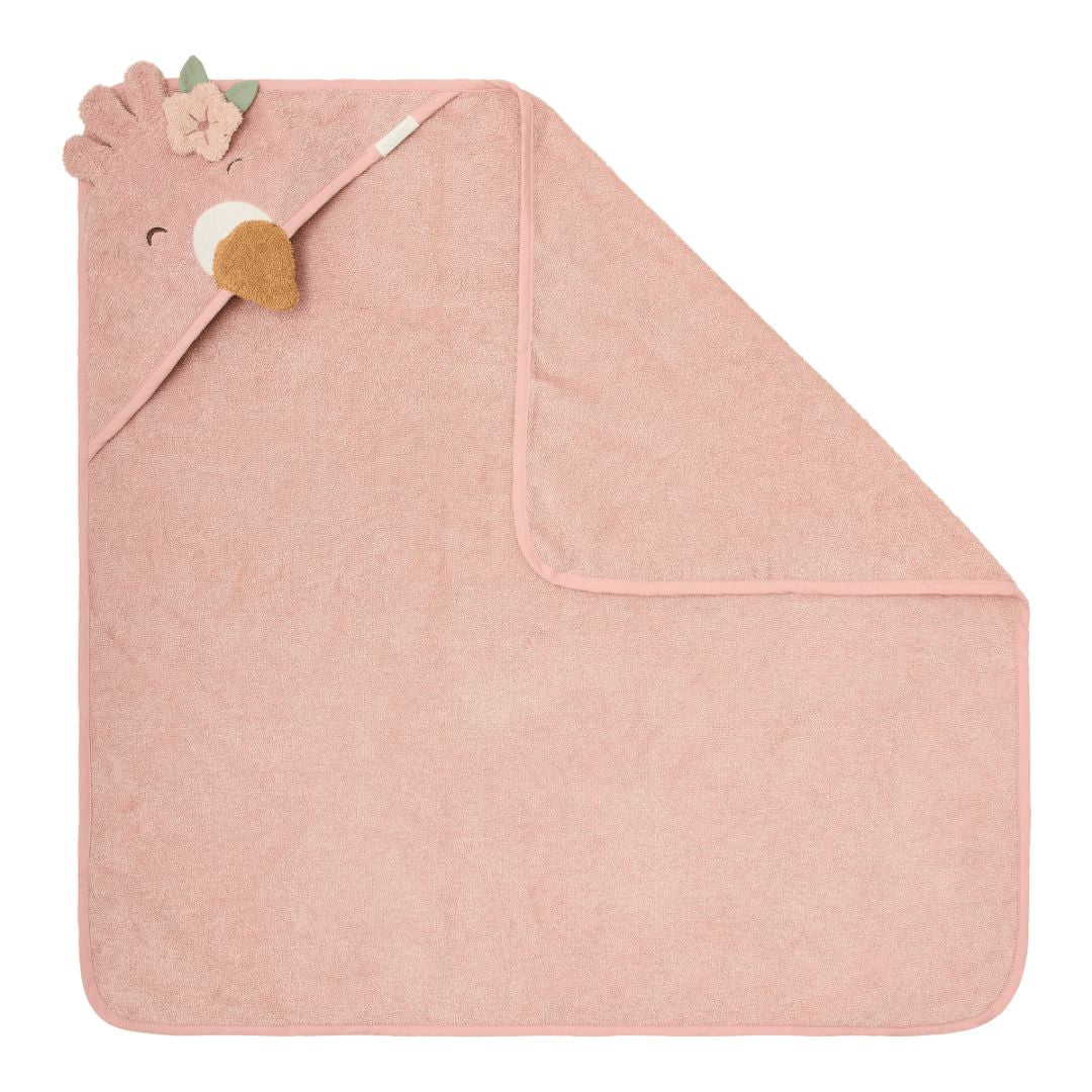 Little Dutch® Ručnik s kapuljačom Flamingo 75x75cm