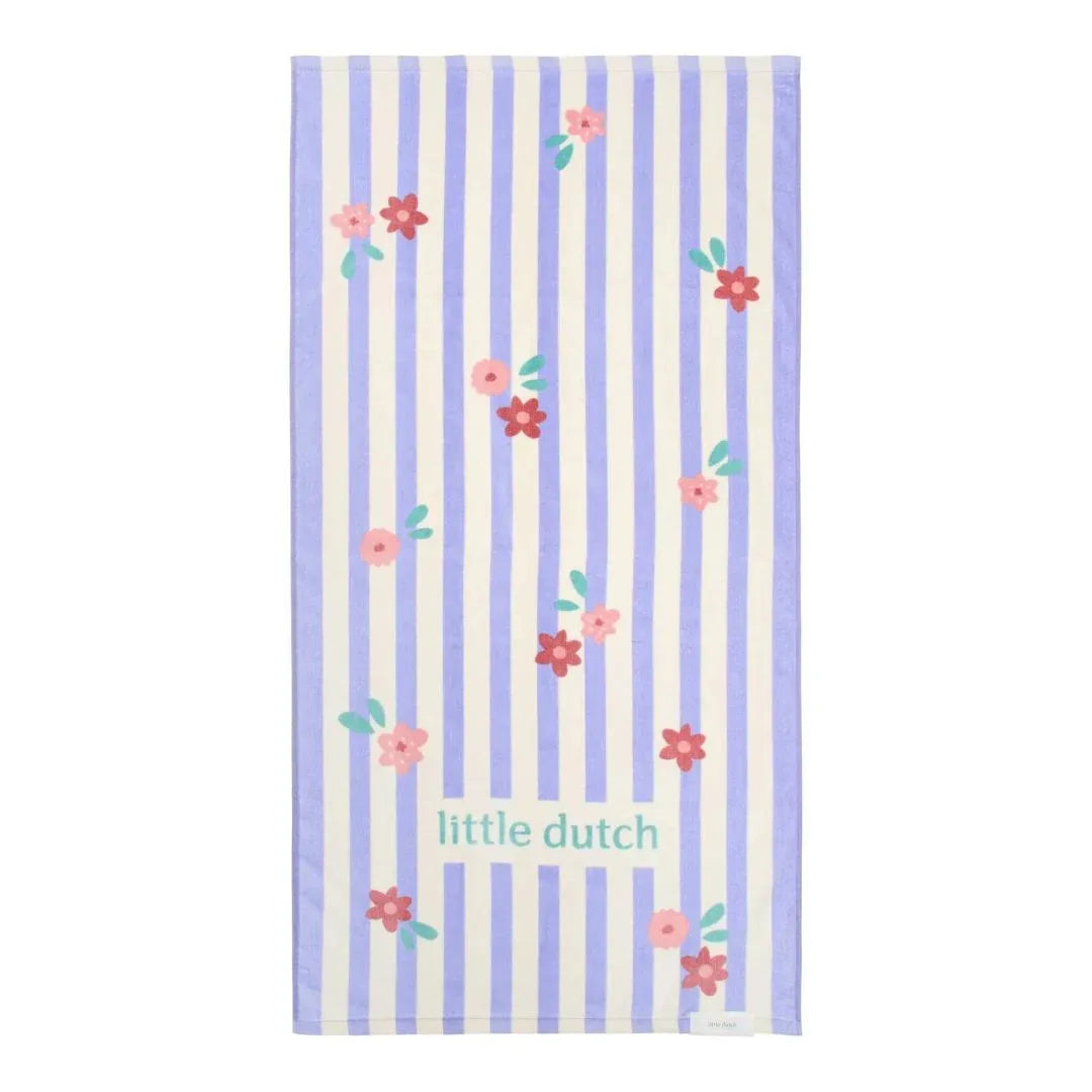Little Dutch® Brisača za plažo Dreamy Purple Stripe Little Dutch