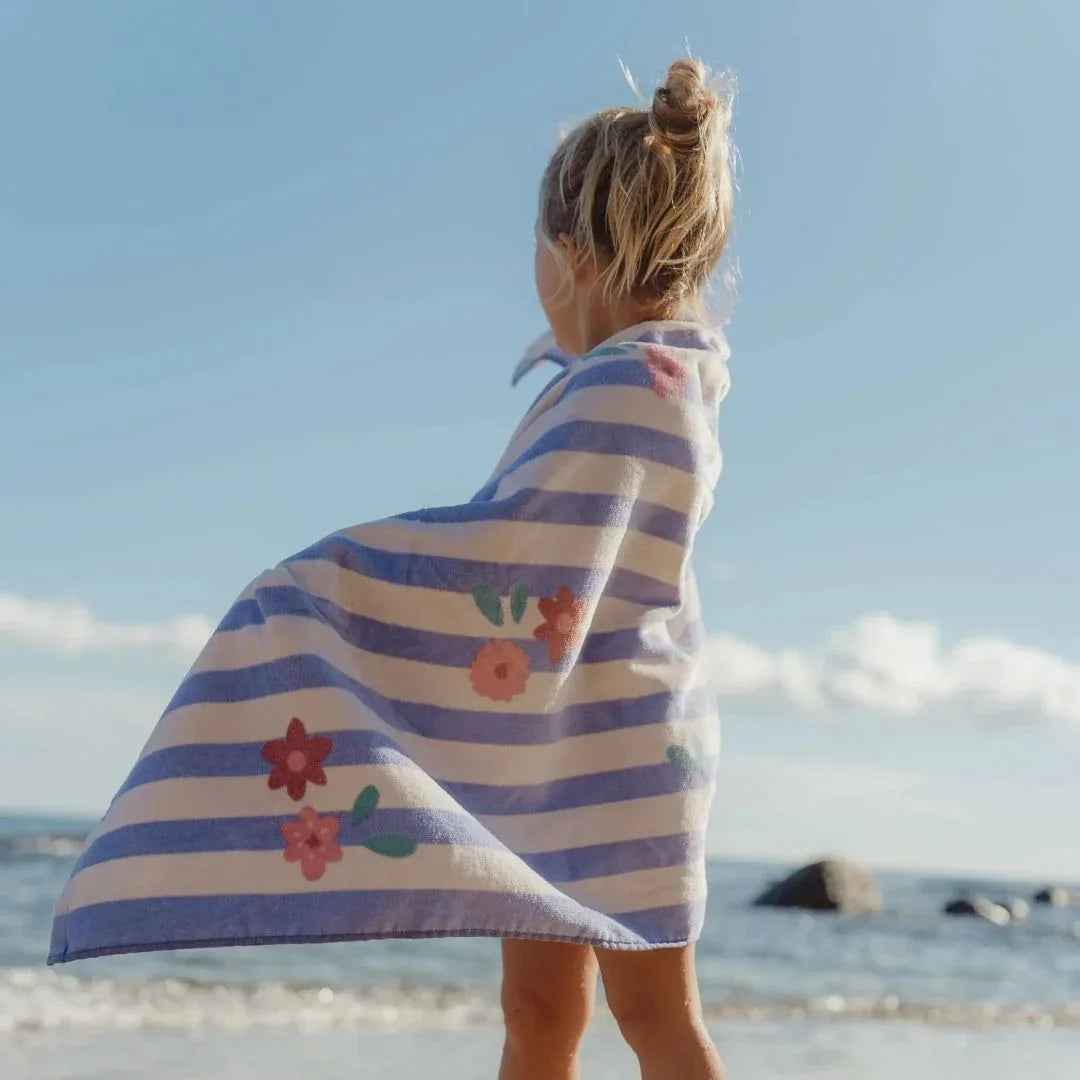 Little Dutch® Brisača za plažo Dreamy Purple Stripe Little Dutch