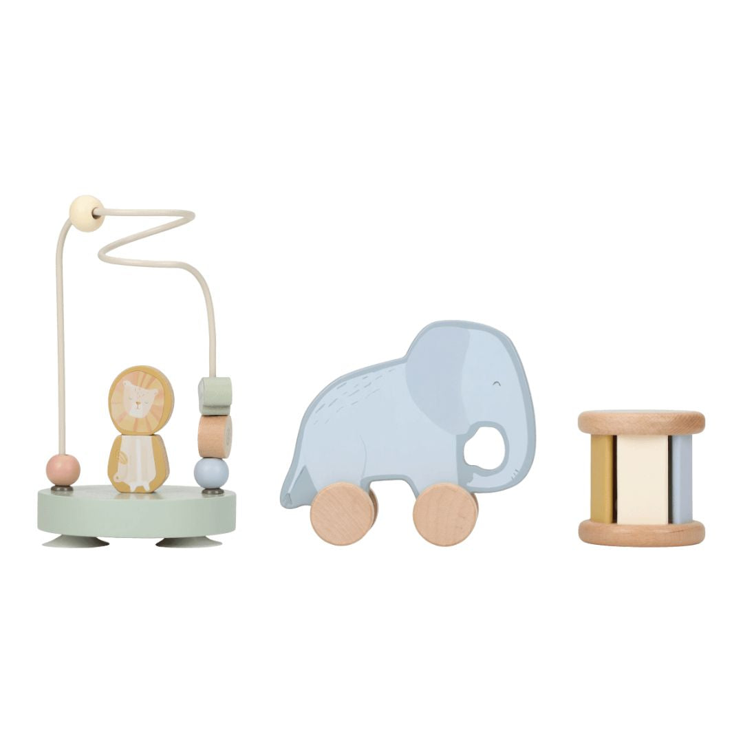 Little Dutch® Darilni paket Wood Safari Friends