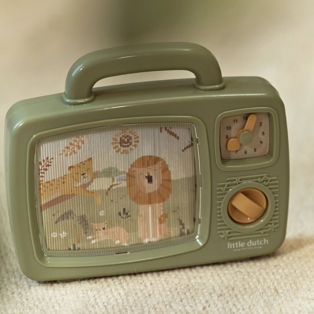 Little Dutch® Glasbeni televizor Safari Musical TV Little Dutch