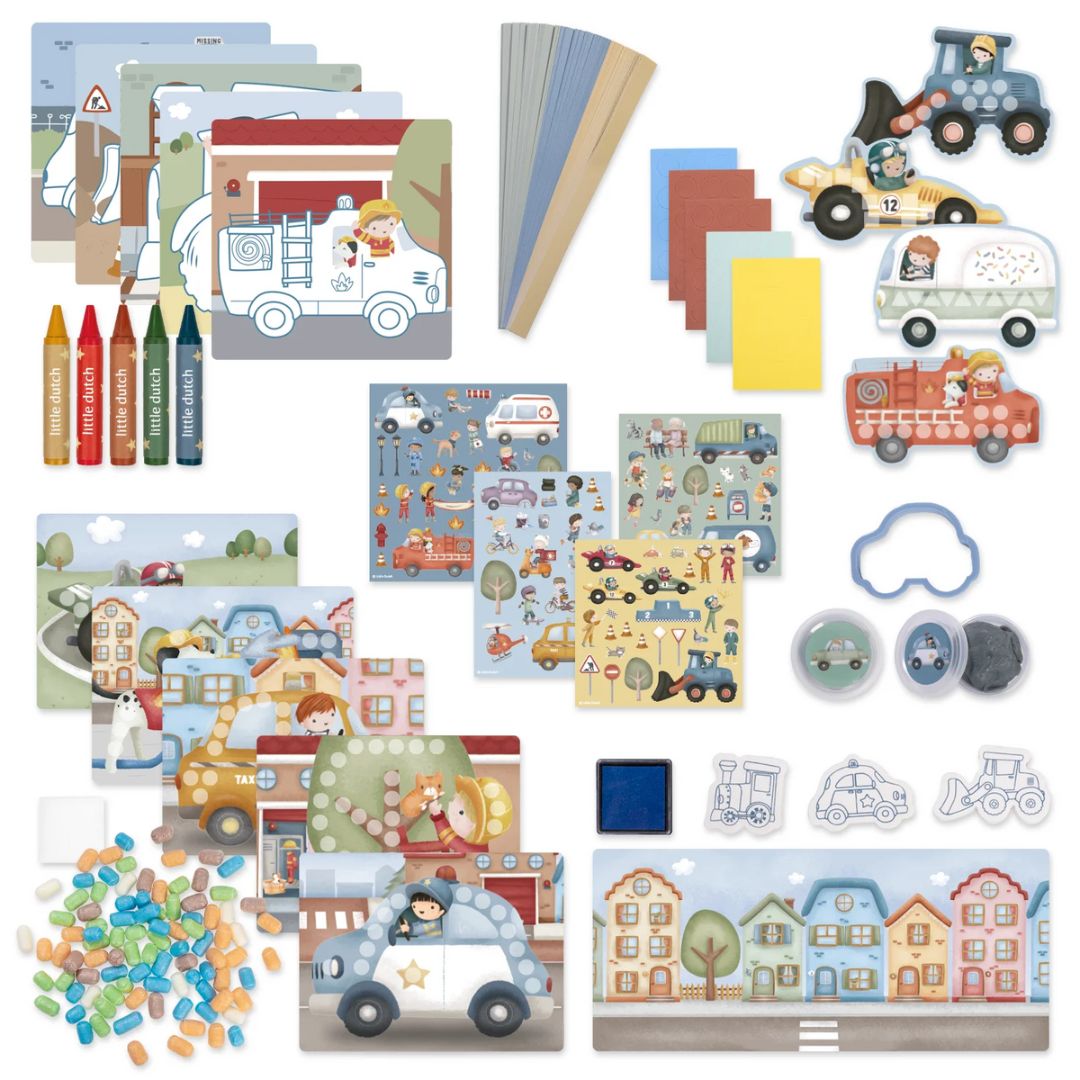 Little Dutch® Kreativna škatla XL Jim & Friends Little Dutch