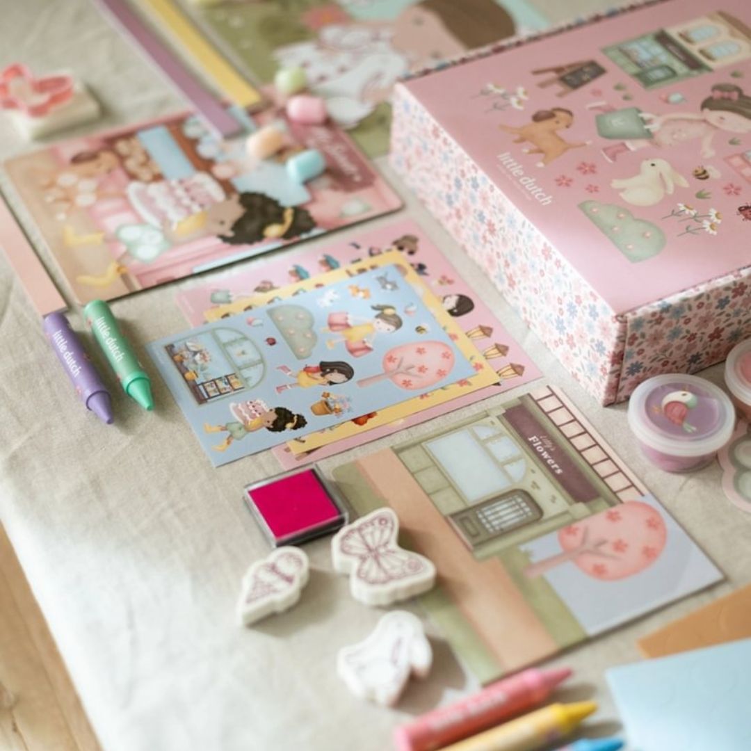 Little Dutch® Kreativna škatla XL Rosa & Friends Little Dutch