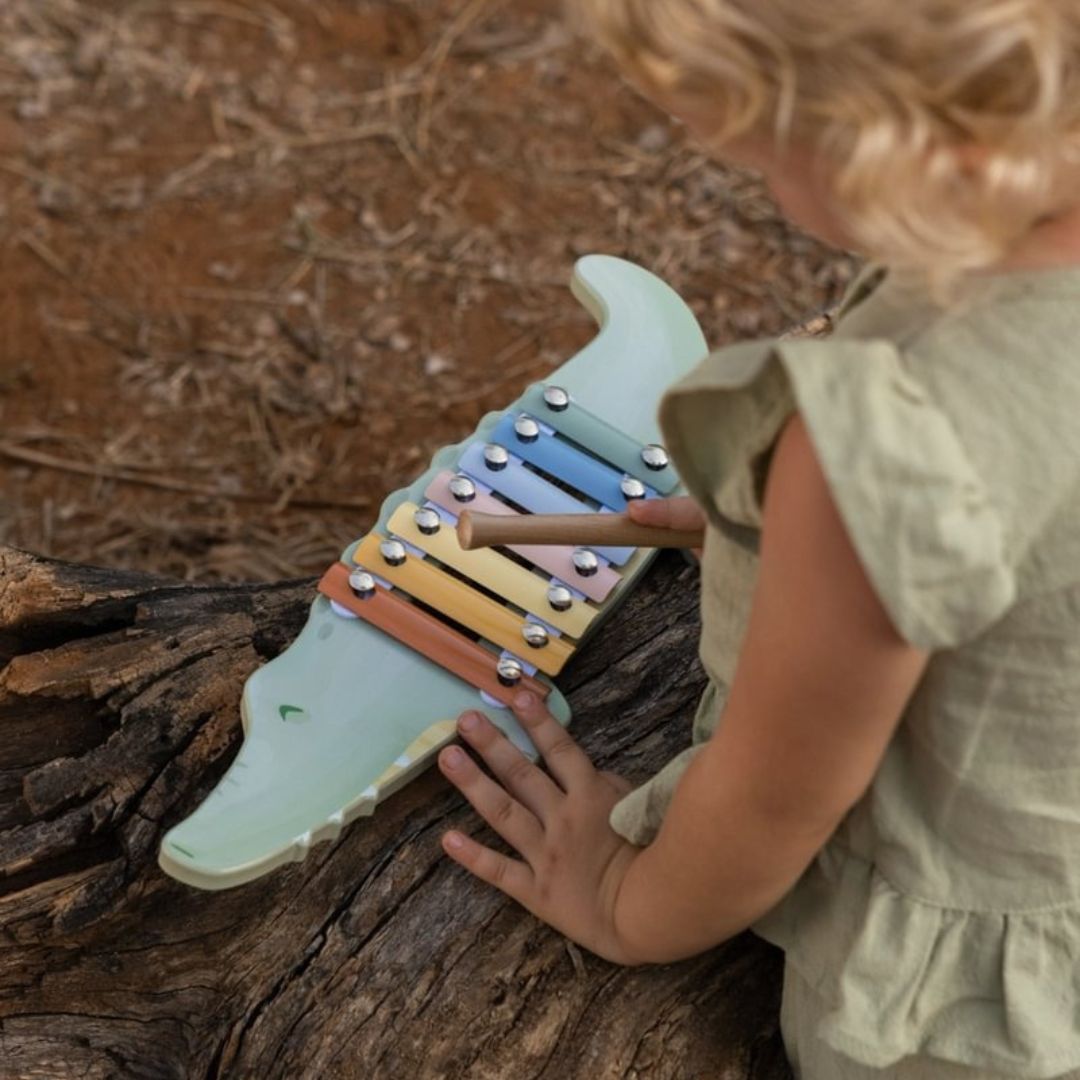 Little Dutch® Lesen ksilofon Safari Friends