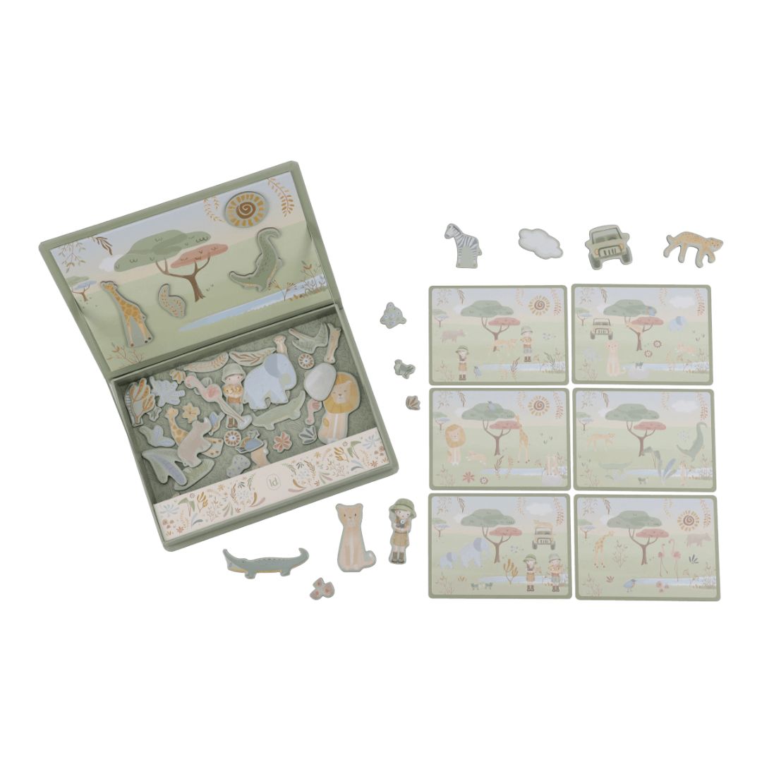 Little Dutch® Puzzle magnetico Safari Friends