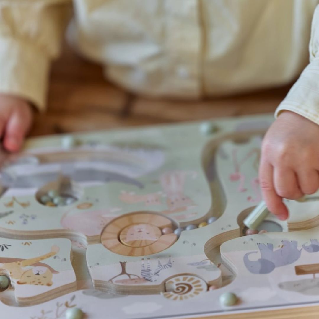 Little Dutch® Labirinto magnetico Safari Friends