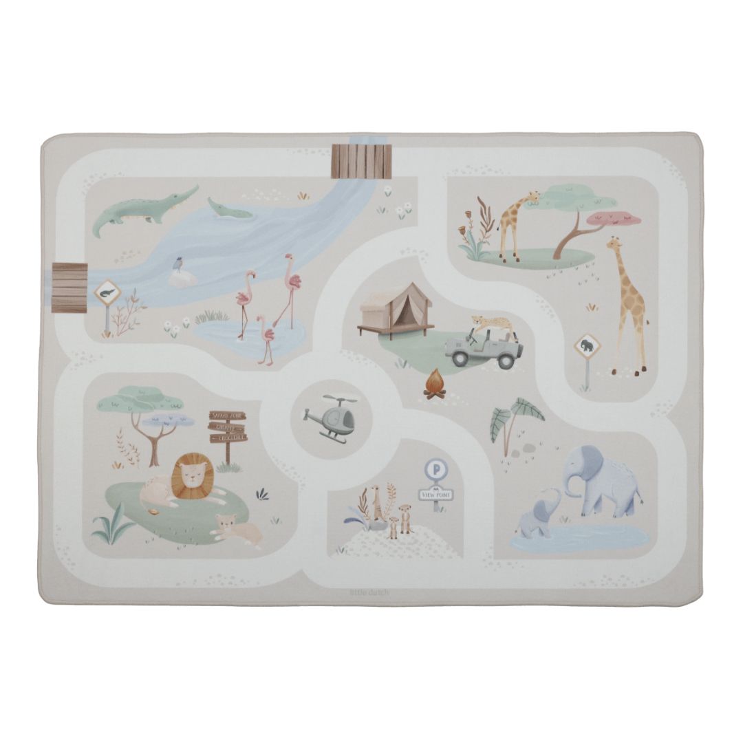 Little Dutch® Tappeto gioco per bambini Safari Friends