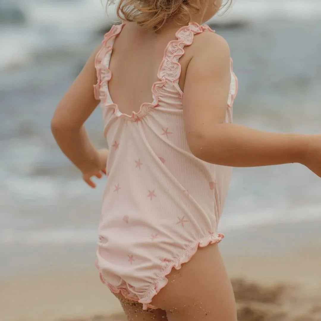 Little Dutch® Otroške enodelne kopalke Dreamy Seashells Little Dutch