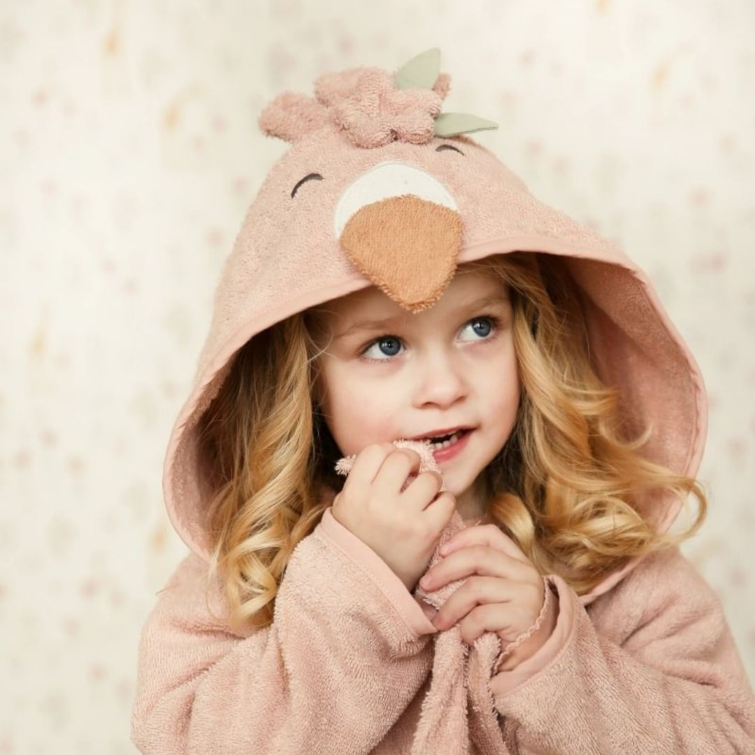 Little Dutch® Dječji kopalni ogrtač Flamingo