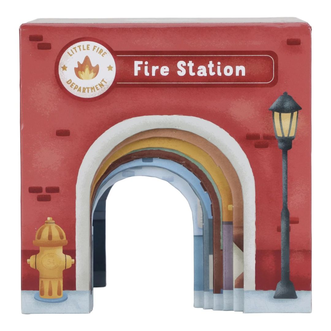 Little Dutch® Piramida iz kock z avtomobilčki Little Dutch