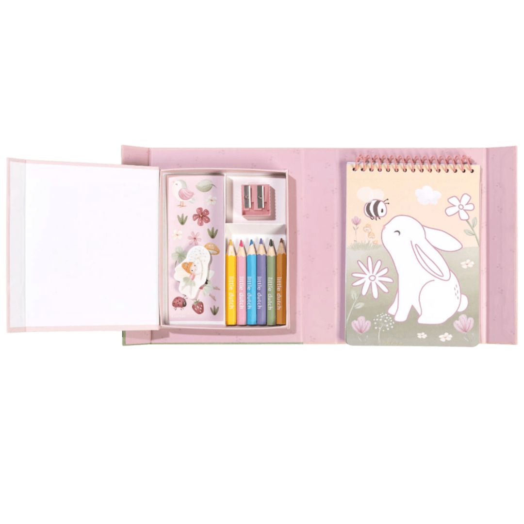 Little Dutch® Coloring Set Rosa Fairy Garden