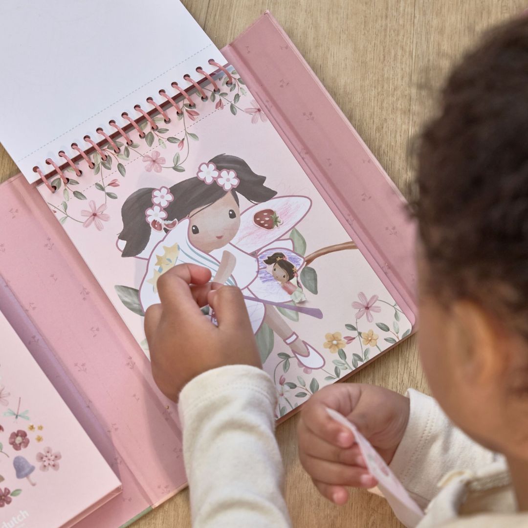 Little Dutch® Coloring Set Rosa Fairy Garden