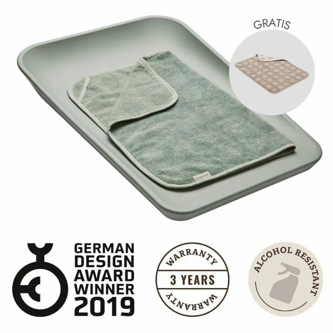 Leander® Previjalna podloga Matty™ Sage Green Leander