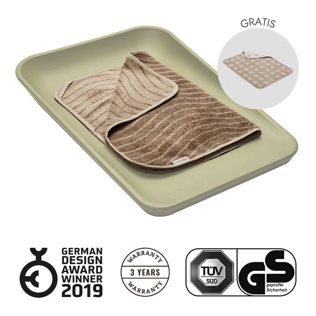 Leander® Previjalna podloga Matty™ Olive Limited Edition Leander