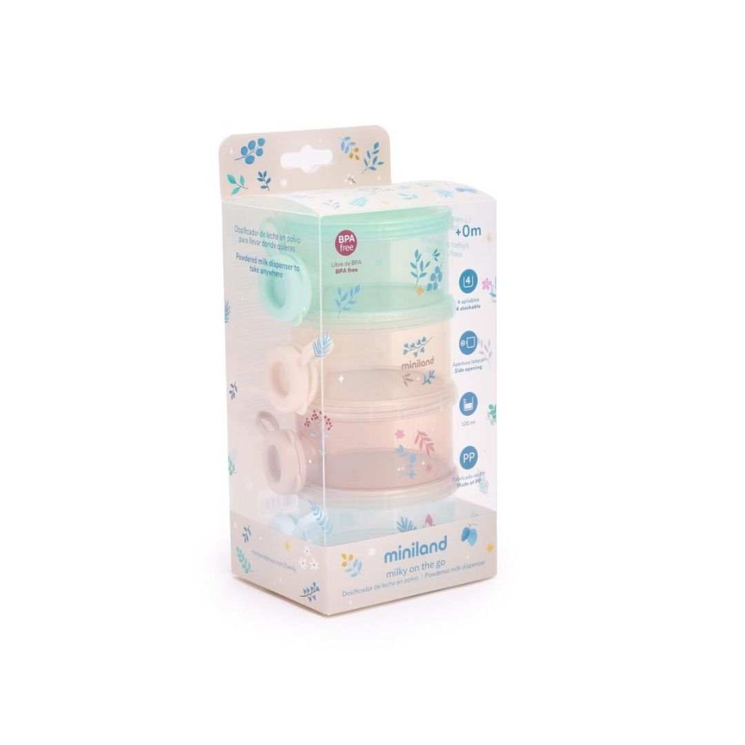 Miniland® Posodice za shranjevanje Milky On The Go Dreamland Miniland