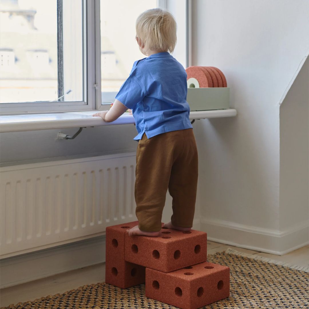 Modu® 3u1 Baby Walker Burnt Orange / Dusty Green