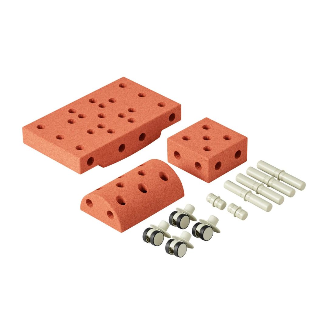 Modu® Curiosity set - Burnt Orange/Dusty Green