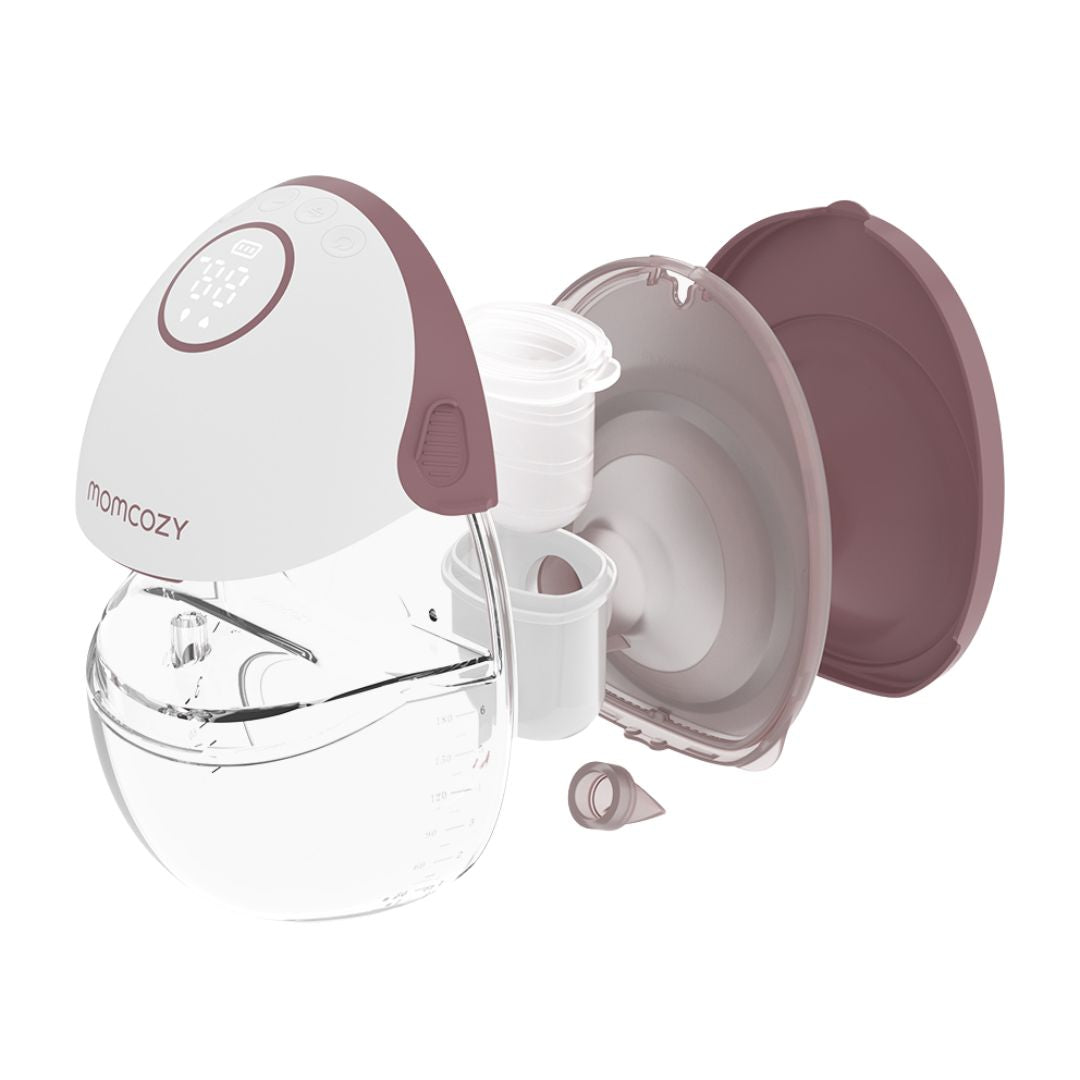 Momcozy® Double Electric Breast Pump M6 Mobile Style™ Hands-Free Cozy Red