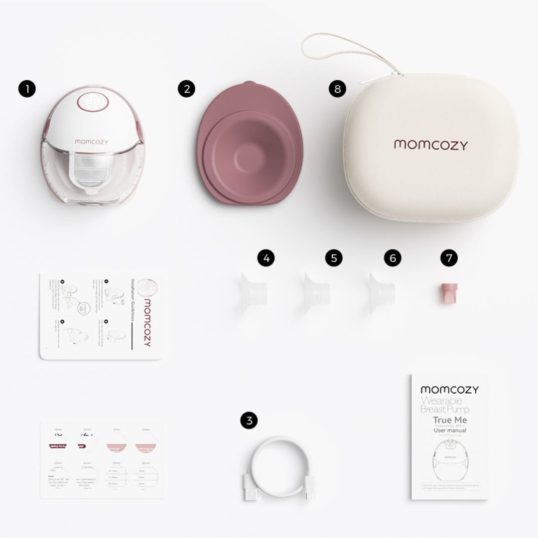 Momcozy® M6 Mobile Style™ Single Electric Hands-Free Breast Pump Cozy Red