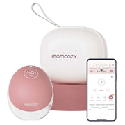 Momcozy® M9 Mobile Flow™ Enojna električna prsna črpalka Hands-Free za dojenje Cozy Red