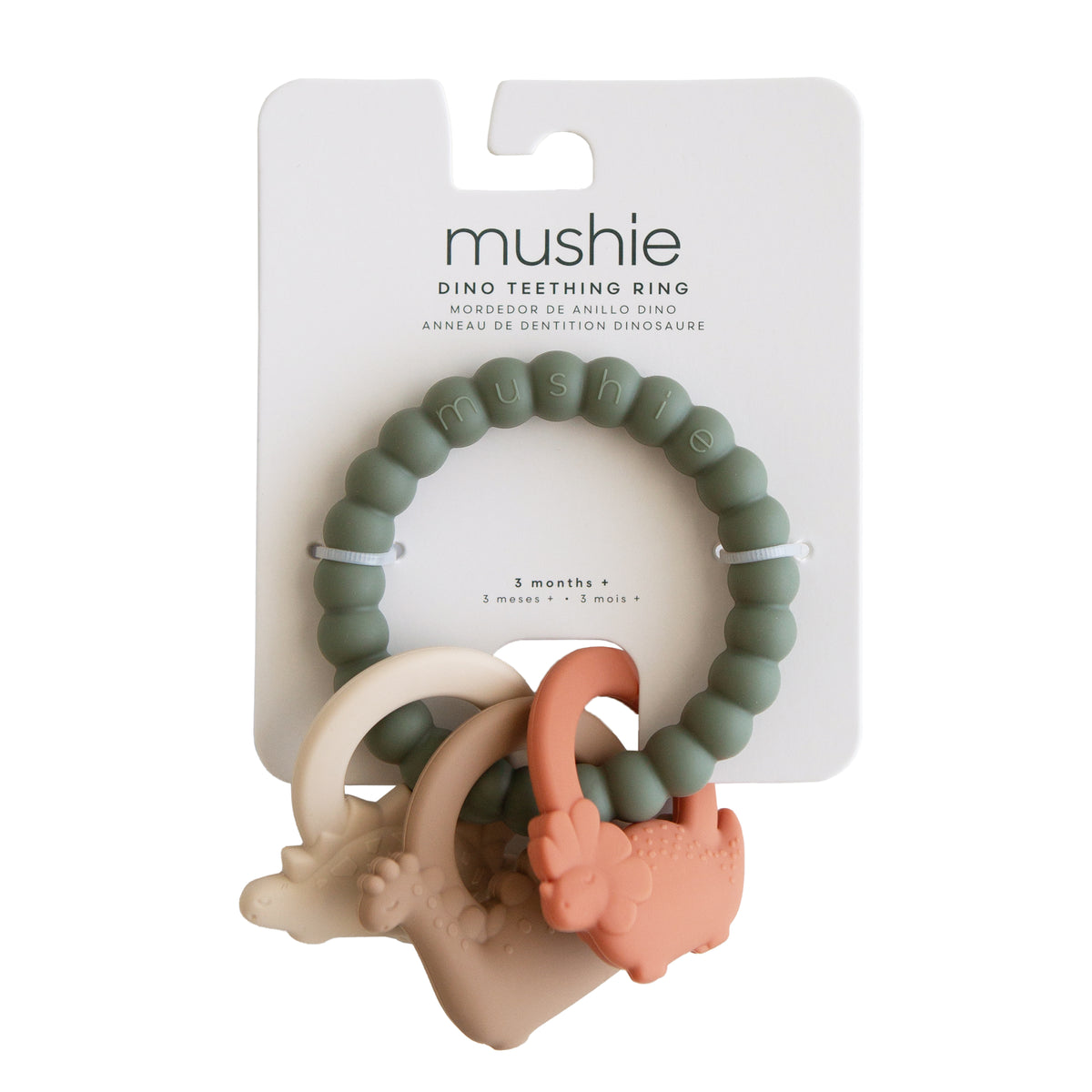 Mushie® Teething Ring Dinosaurs