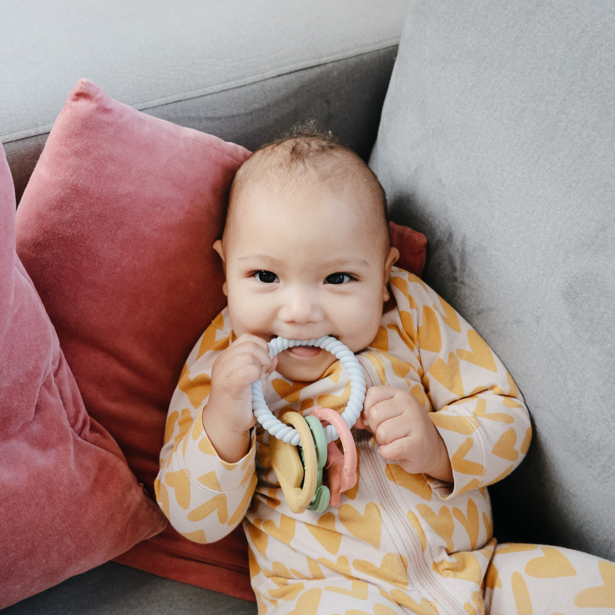 Mushie® Teether Ring Space