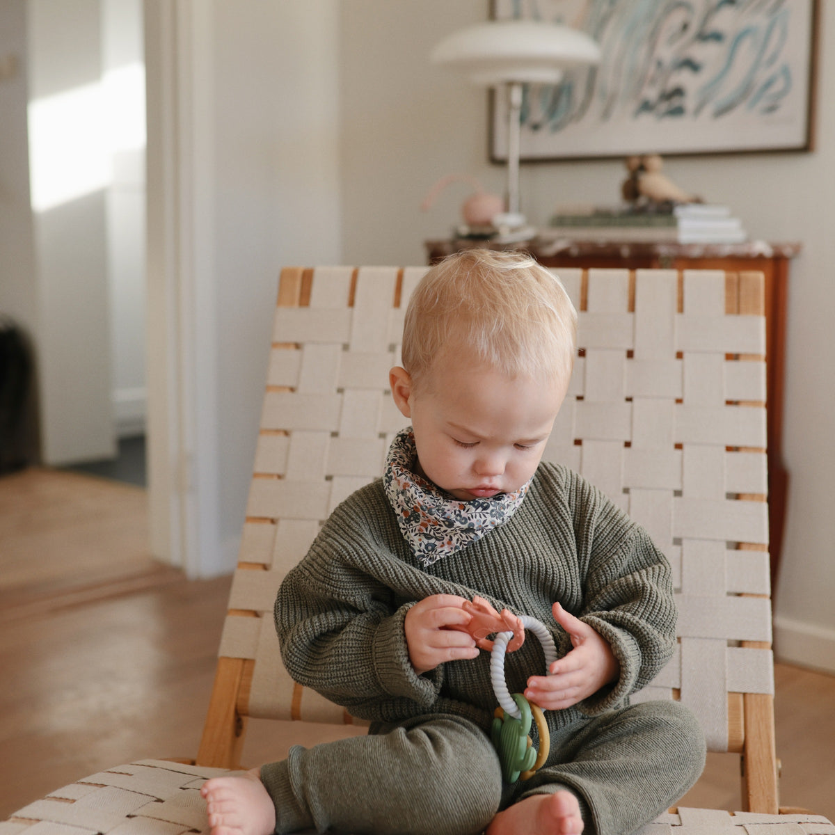 Mushie® Teether Ring Space