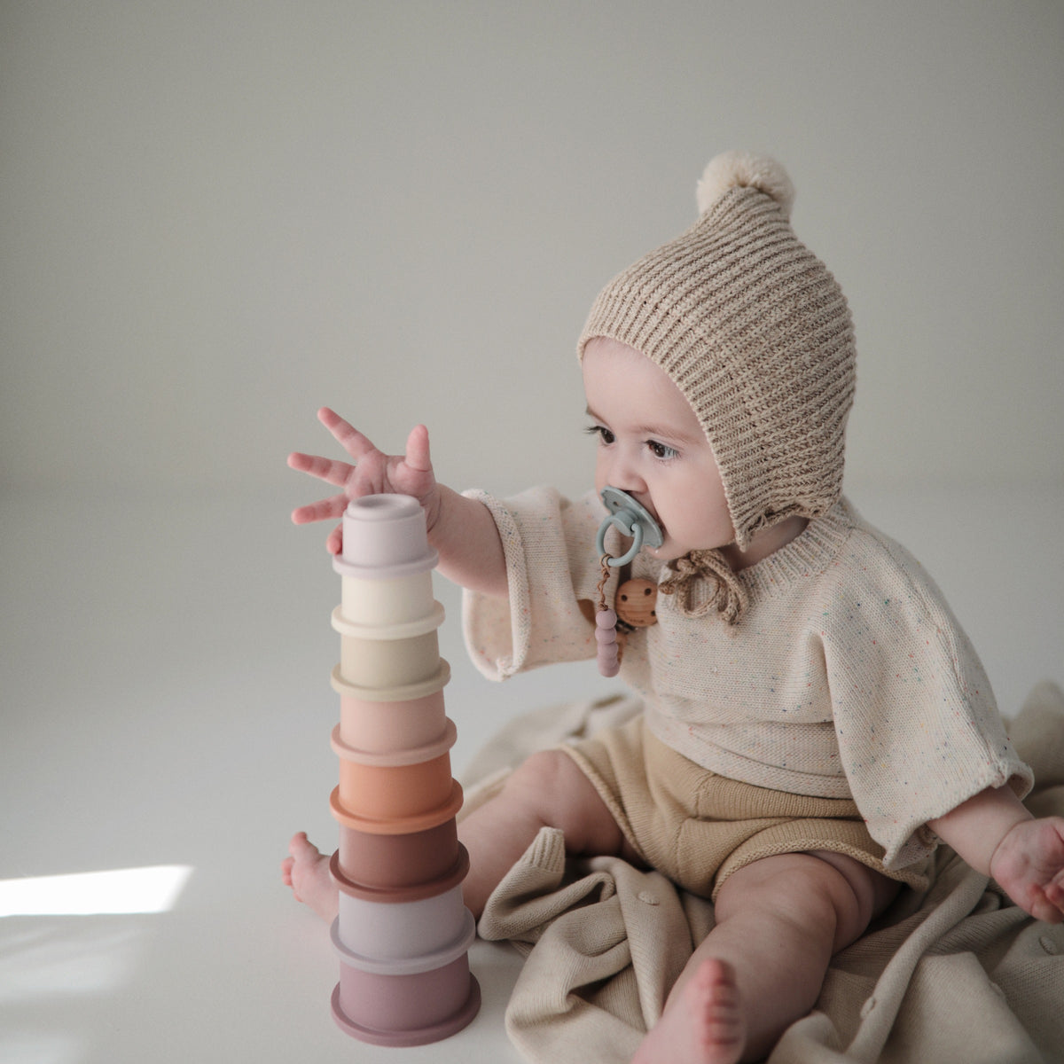 Mushie® Stacking Cups Forest