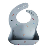 Mushie® Bavoir en silicone Retro Cars