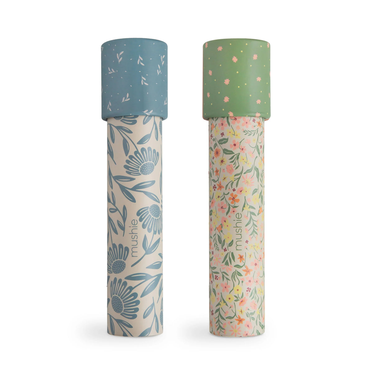 Mushie® Kalejdoskop Pastel Blooms/Blue Flowers 2 kos