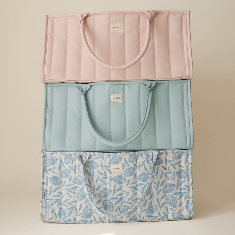 Mushie® Organizator za pleničke Blush Mushie