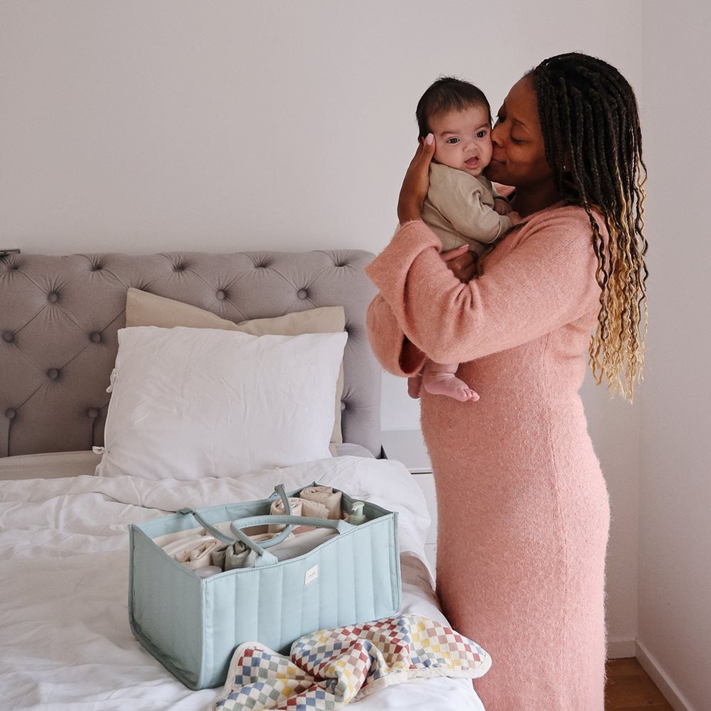 Mushie® Organizator za pleničke Roman Green Mushie