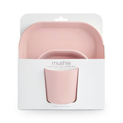Mushie® Dinnerware Set 3-Piece Blush