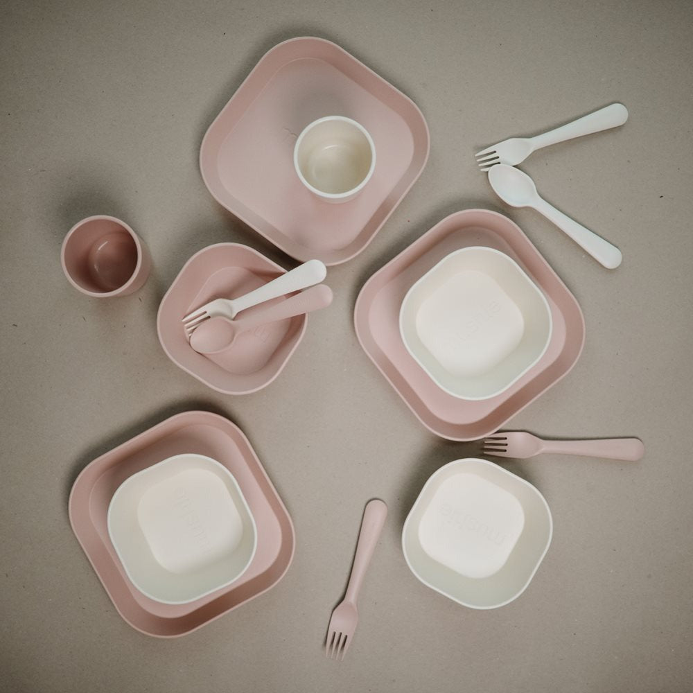 Mushie® Set za hranjenje 3-dijelni Ivory 