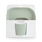 Mushie® Dinnerware Set 3-Piece Sage